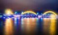 Dragon Bridge in Danang City Royalty Free Stock Photo